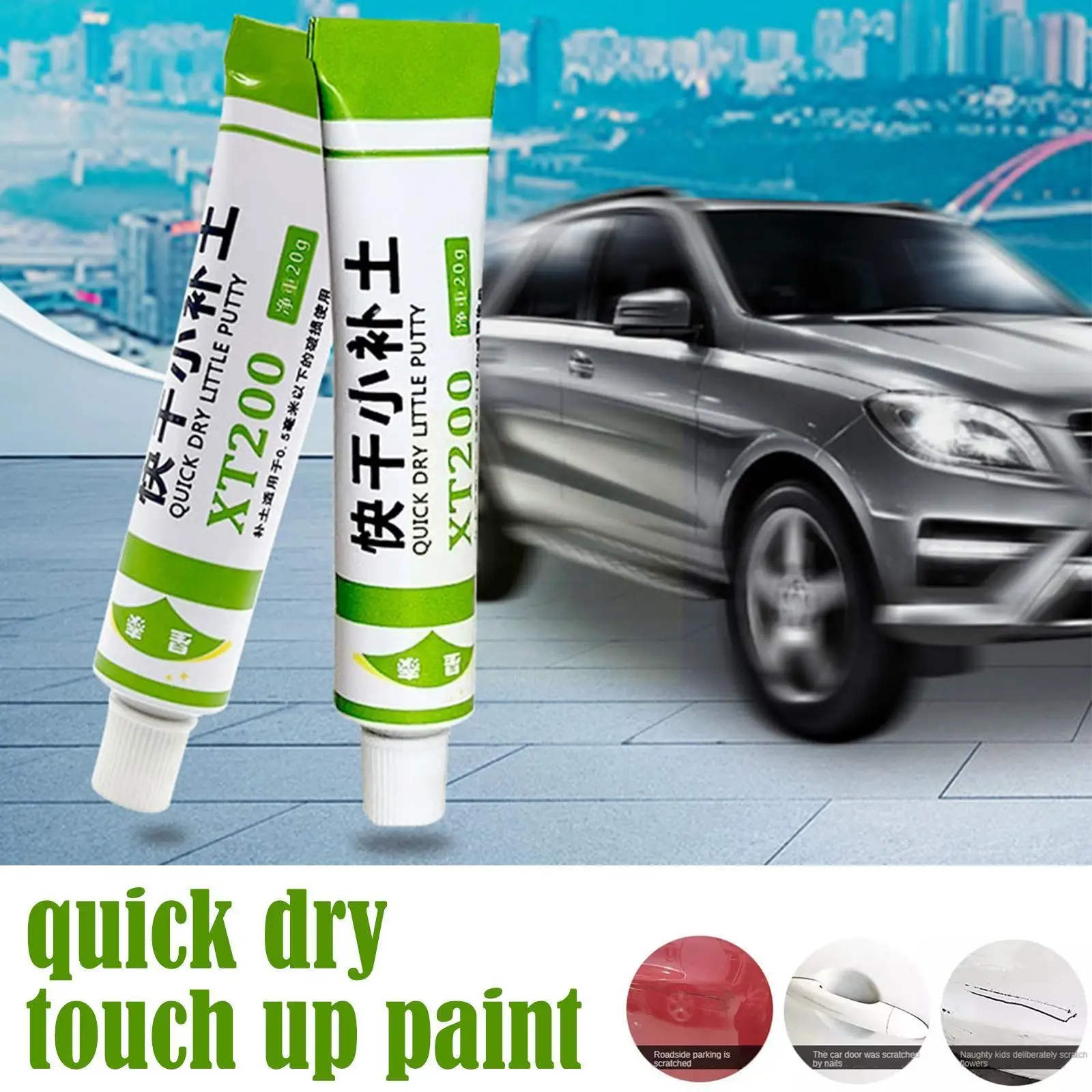 Car Scratch Repair Agent Quick-Dry Little Putty Remover Automobile Repair White/Black/Gray Scratch Agents Car Paint I4Z3
Car Scratch Repair Agent Quick-Dry Little Putty Remover Automobile Repair White/Black/Gray Scratch Agents Car Paint I4Z3