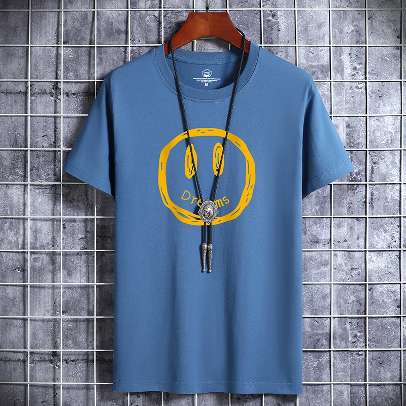 Футболка мужская с коротким рукавом и круглым вырезом, из 100% хлопка
Футболка мужская с коротким рукавом и круглым вырезом, из 100% хлопка