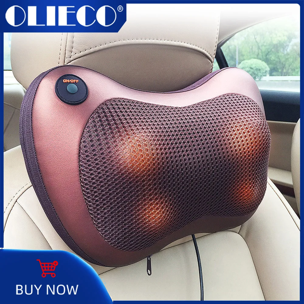 Электрическая массажная подушка OLIECO электрическое разминающее устройство с