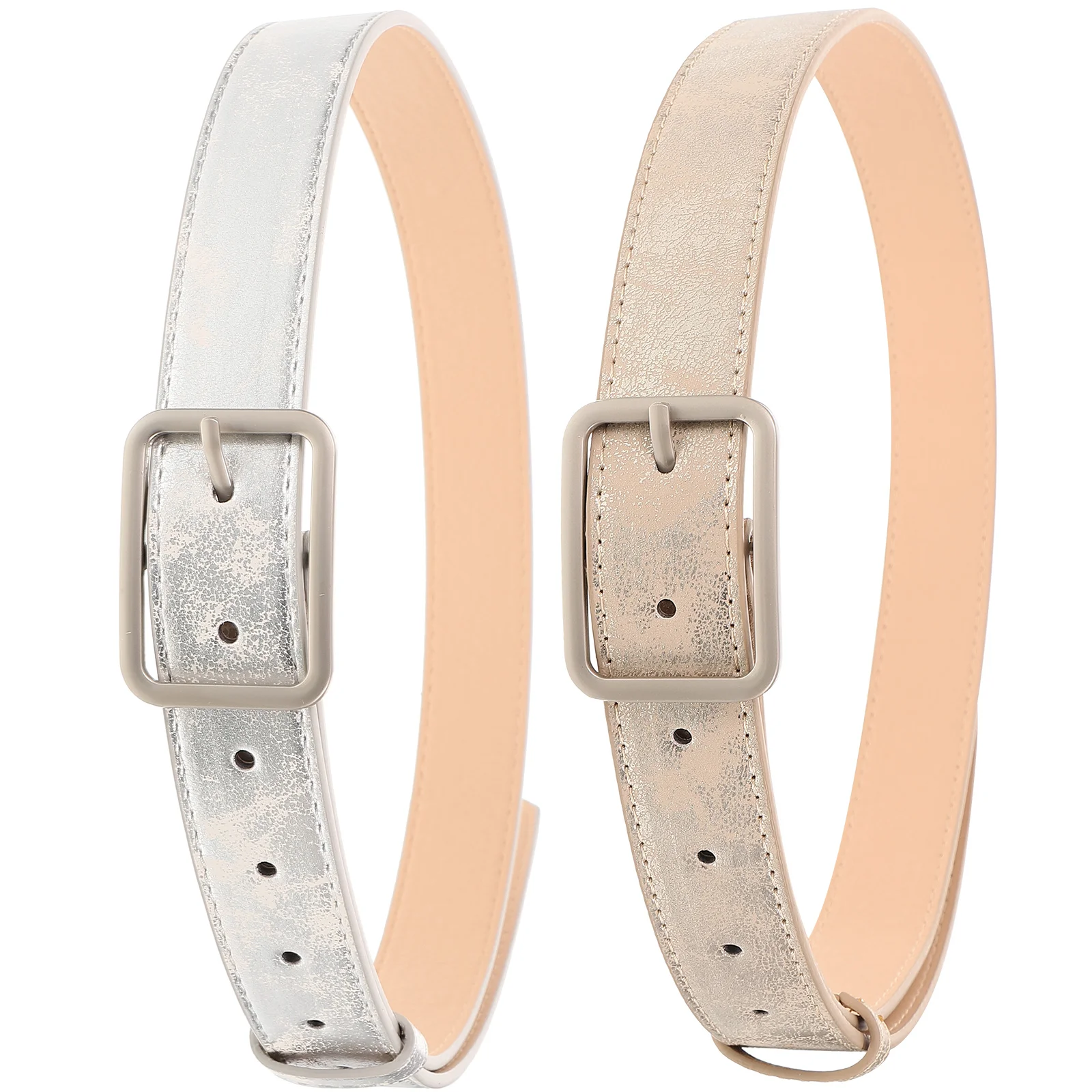 2 Pcs Women Waist Belt Dresses Leash Korean Version Pants Pu Jeans Women's
2 Pcs Women Waist Belt Dresses Leash Korean Version Pants Pu Jeans Women's