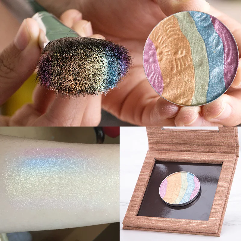 Rainbow Highlighter Palette Polarized Glitter Eye Shadow Powder Makeup Face Body Shimmer Shine High Light Iluminador Cosmetic
Rainbow Highlighter Palette Polarized Glitter Eye Shadow Powder Makeup Face Body Shimmer Shine High Light Iluminador Cosmetic