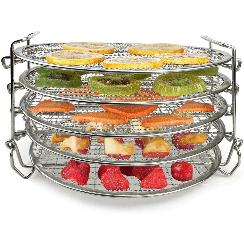 Food Drying Rack 5-layer Air Fryer Accessories Practical Compatible For Foodi Dehydration rack Dried fruit rack
Food Drying Rack 5-layer Air Fryer Accessories Practical Compatible For Foodi Dehydration rack Dried fruit rack