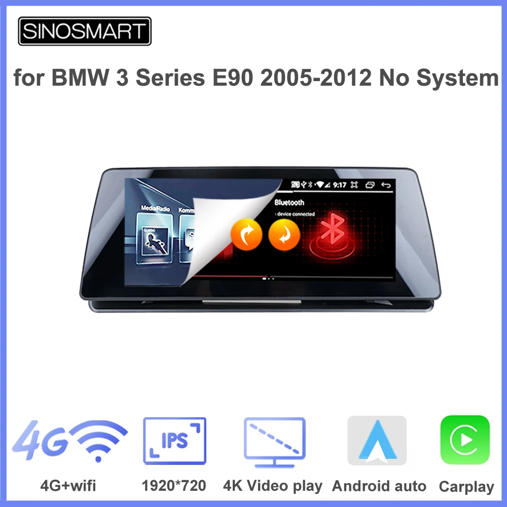 Sinosmart Car GPS Navigation for BMW 3 Series E90 System 2005-2012 NO System All OEM Features Retained
Sinosmart Car GPS Navigation for BMW 3 Series E90 System 2005-2012 NO System All OEM Features Retained