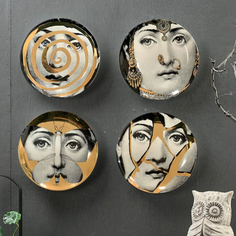 Gold Art Face Wall Decoration Plate Italian Figure Ceramic Decoration Ceramic Plate Restaurant Retro Plate Decoration
Gold Art Face Wall Decoration Plate Italian Figure Ceramic Decoration Ceramic Plate Restaurant Retro Plate Decoration