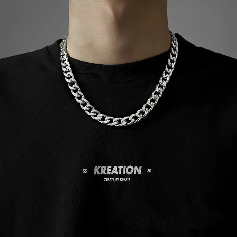 Danlery Stainless Steel NK Chain Men's Cuban Necklace 304 Titanium Steel Necklace Female Hiphop DIY Jewelry Accessories
Danlery Stainless Steel NK Chain Men's Cuban Necklace 304 Titanium Steel Necklace Female Hiphop DIY Jewelry Accessories
