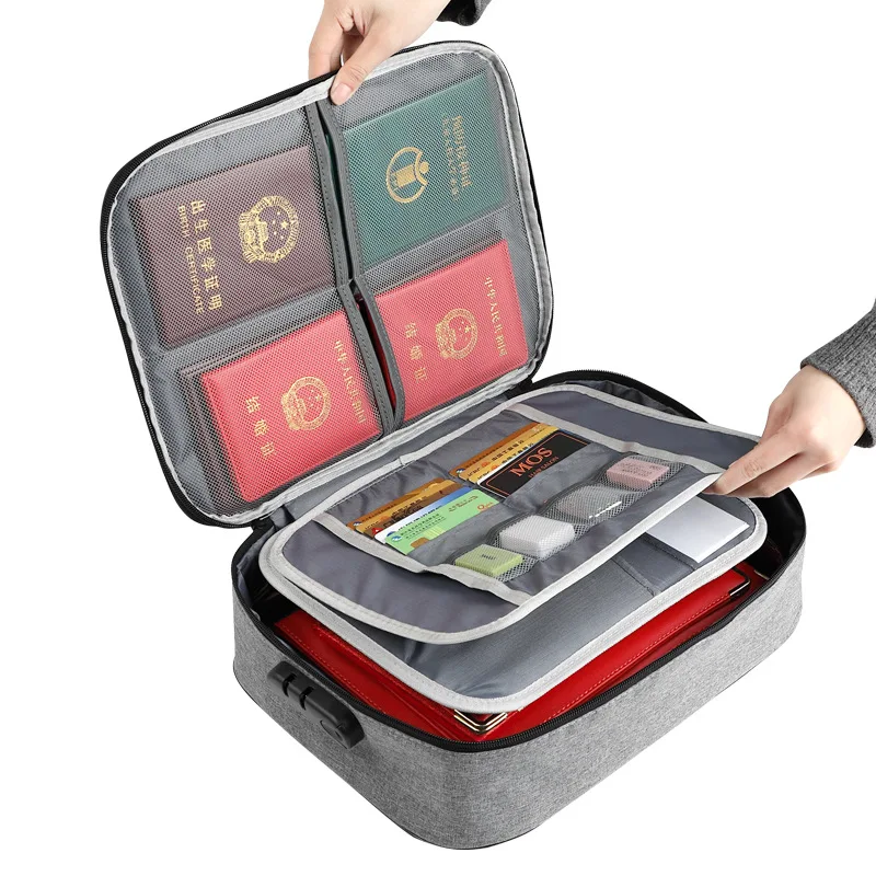 Files storage bag pouch diploma important document storage pocket notebooks bank cards valuables oxford bag with separators
Files storage bag pouch diploma important document storage pocket notebooks bank cards valuables oxford bag with separators