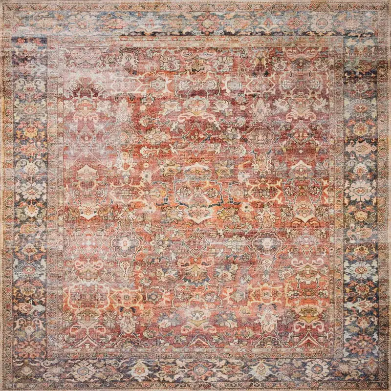 Printed Oriental Distressed Spice / Marine Area Rug
Printed Oriental Distressed Spice / Marine Area Rug
