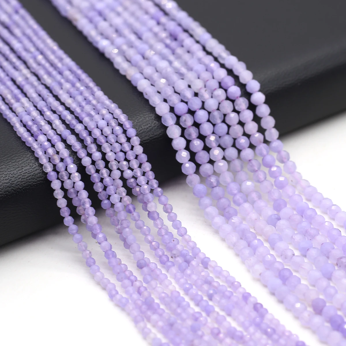 

Round Purple Agate Beads Faceted Natural Semi-precious Stones Onyx Loose Spacer Beads for Jewelry Making DIY Accessories 38cm