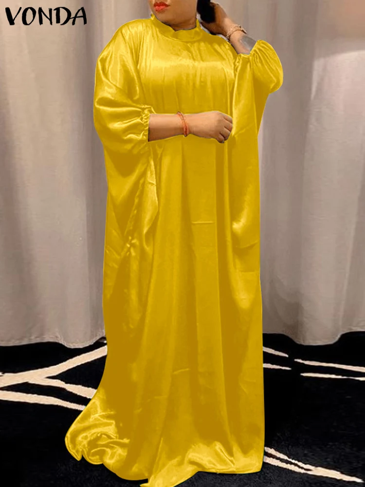 VONDA Women Dress 2022 Bohemian Sundress Loose Baggy Sundress Casual 3/4 Sleeve Party Maxi Dresses Casual Vestidos Beach Robe 4#
VONDA Women Dress 2022 Bohemian Sundress Loose Baggy Sundress Casual 3/4 Sleeve Party Maxi Dresses Casual Vestidos Beach Robe 4#