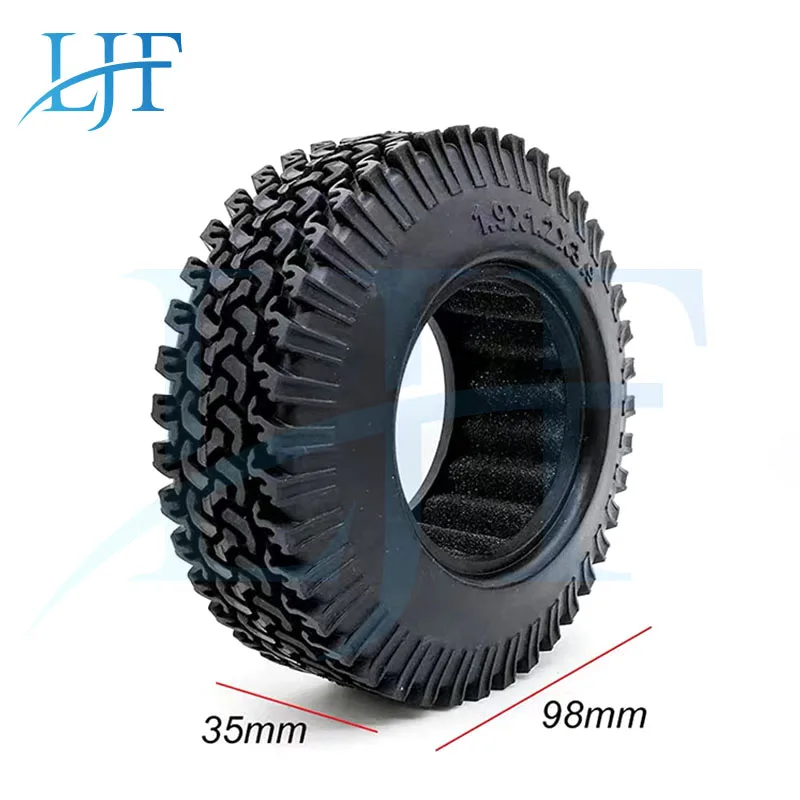 LJF 4pcs 98mm 1/10 RC Crawler Beadlock Wheel Tires 1.9 Inch Rubber Wheel Tirefor RC Car Tamiya Truck F350 Axial SCX10 Parts L63
LJF 4pcs 98mm 1/10 RC Crawler Beadlock Wheel Tires 1.9 Inch Rubber Wheel Tirefor RC Car Tamiya Truck F350 Axial SCX10 Parts L63