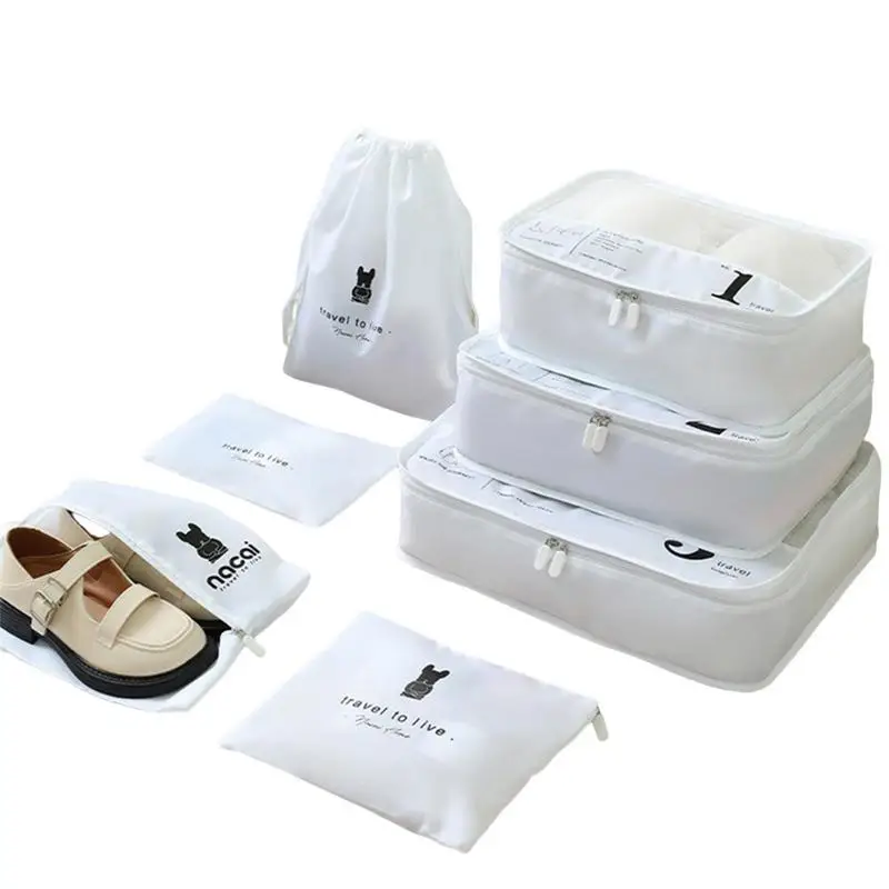 7Pcs Travel Storage Bags Home Zipper Digital Data Cable Organizer For Clothes Shoe Luggage Packing Cube Suitcase Tidy Pouch
7Pcs Travel Storage Bags Home Zipper Digital Data Cable Organizer For Clothes Shoe Luggage Packing Cube Suitcase Tidy Pouch