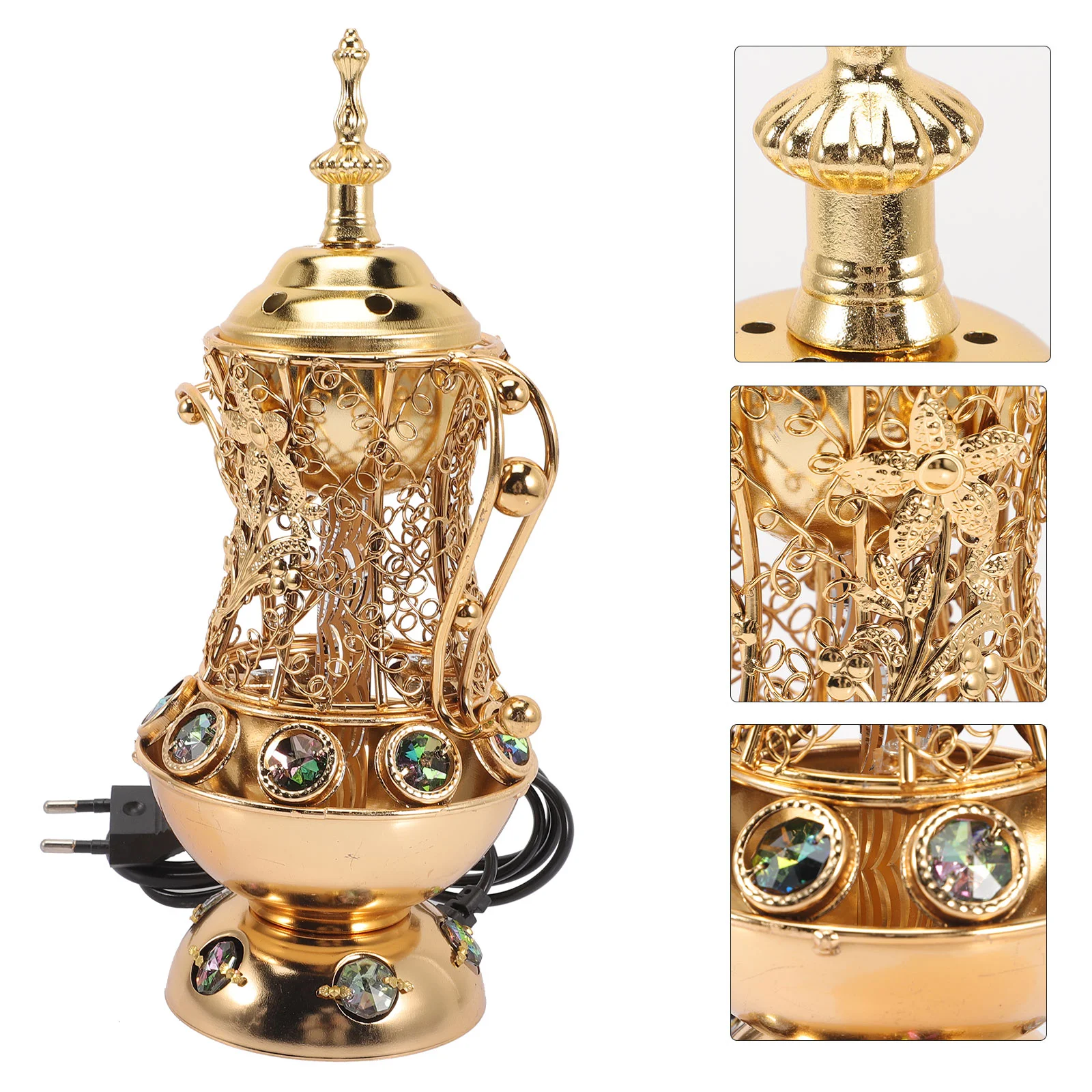 Household Decorative Office Electric Censer Burner Desktop Centerpiece Metal Burner Plug In Burner
Household Decorative Office Electric Censer Burner Desktop Centerpiece Metal Burner Plug In Burner