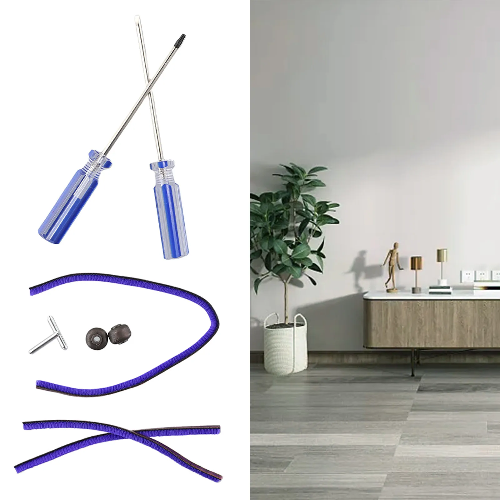 Home Accessories Vacuum Parts 2pcs Screwdriver 3pcs Soft Plush Strips For Dyson V6 Kitchen Cleaning Tools V7 V8
Home Accessories Vacuum Parts 2pcs Screwdriver 3pcs Soft Plush Strips For Dyson V6 Kitchen Cleaning Tools V7 V8