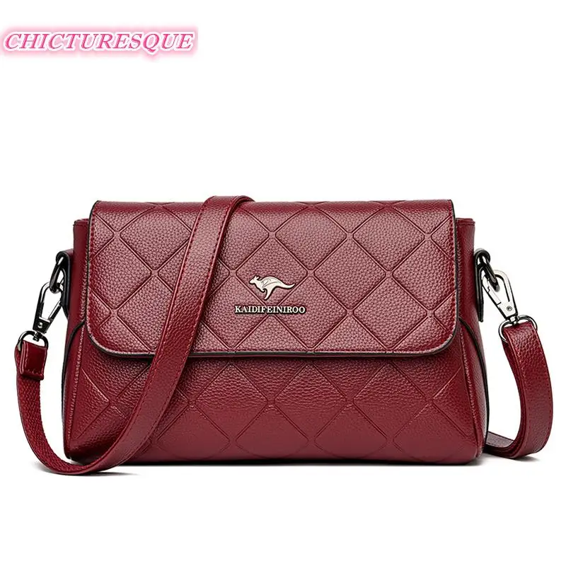 Vintage Handbag Women 2021 Large Capacity Ladies Messenger Bag Rhombus Pattern Handbag High Quality Soft Leather Shoulder Bag
Vintage Handbag Women 2021 Large Capacity Ladies Messenger Bag Rhombus Pattern Handbag High Quality Soft Leather Shoulder Bag