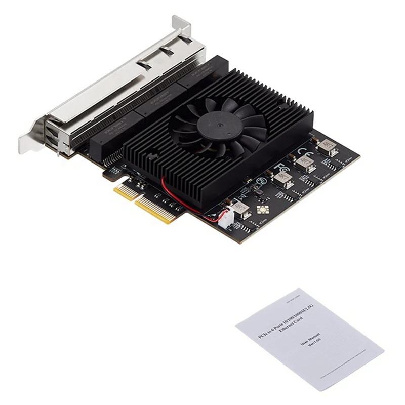 E-Sports NAS High-Speed Vision Industrial Camera Capture Card RTL8125 Pcie To 6-Port 2.5G Server NIC Replacement Accessories
E-Sports NAS High-Speed Vision Industrial Camera Capture Card RTL8125 Pcie To 6-Port 2.5G Server NIC Replacement Accessories