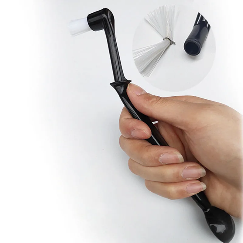 1 шт., щётка для кофе с ложкой, из пластика и нержавеющей стали 
1 шт., щётка для кофе с ложкой, из пластика и нержавеющей стали