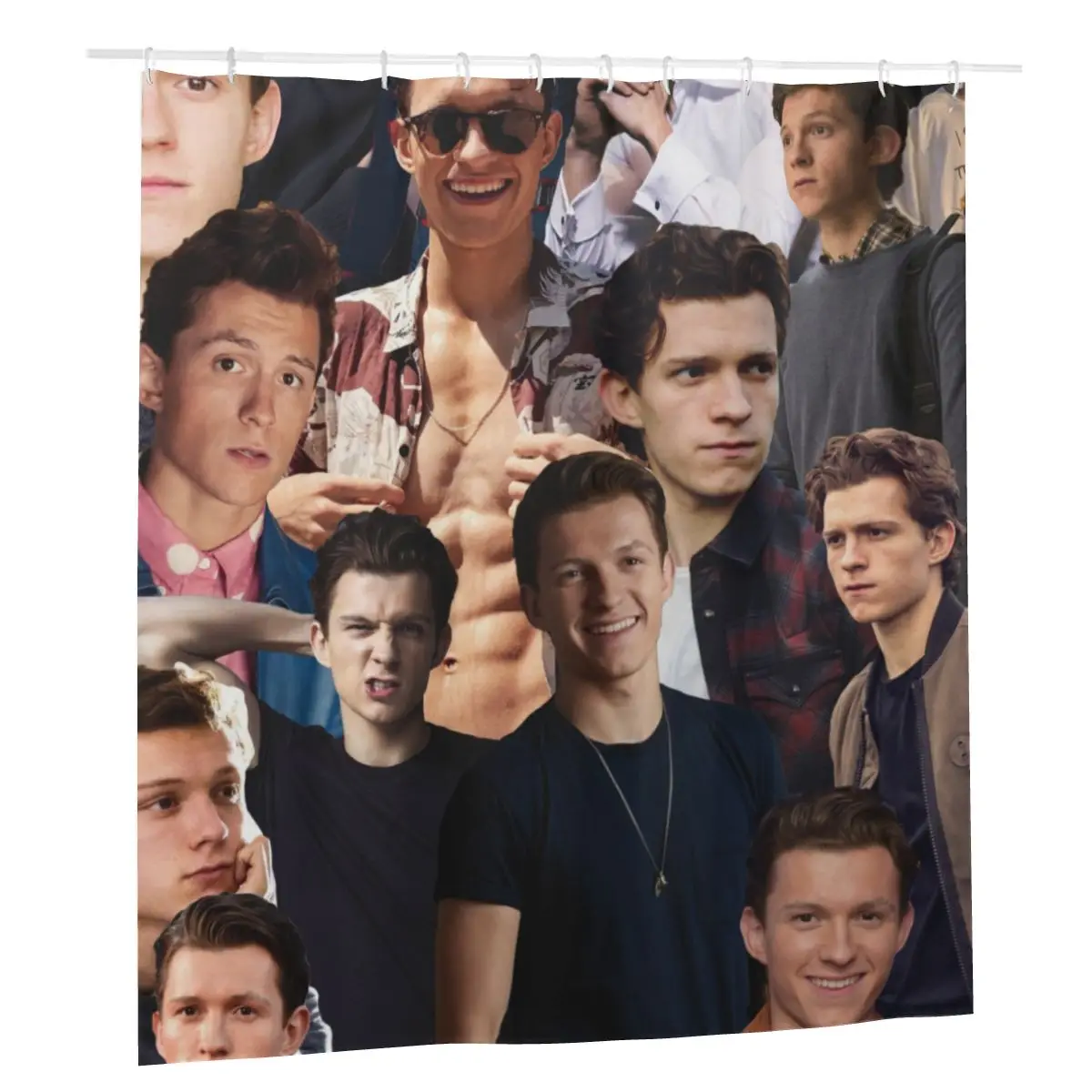 Tom Holland Collage Shower Curtains Bathroom Shower Polyester Washable Bath Curtains Movie Custom Anti-peeping Curtains
Tom Holland Collage Shower Curtains Bathroom Shower Polyester Washable Bath Curtains Movie Custom Anti-peeping Curtains