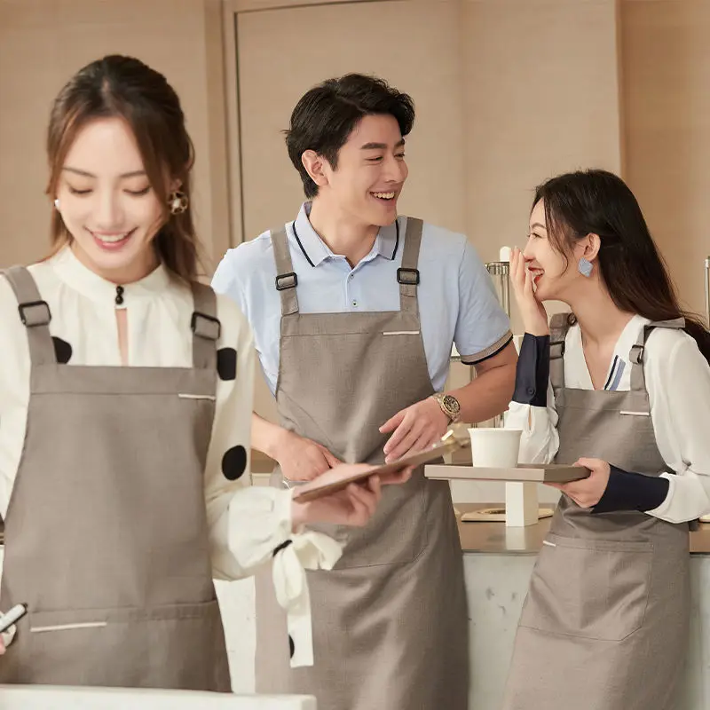 Korean fashion florist nail salon restaurant supermarket fruit shop overalls barbecue burger waterproof oil proof apron
Korean fashion florist nail salon restaurant supermarket fruit shop overalls barbecue burger waterproof oil proof apron
