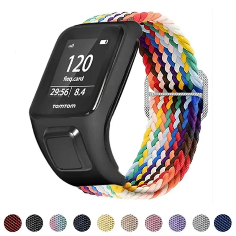 Solo Loop Nylon Strap For TomTom Runner 2 3 Spark 3 Adventurer Golfer 2 SE Smart Watch Bracelet Replacement Watchband 13COLORS
Solo Loop Nylon Strap For TomTom Runner 2 3 Spark 3 Adventurer Golfer 2 SE Smart Watch Bracelet Replacement Watchband 13COLORS
