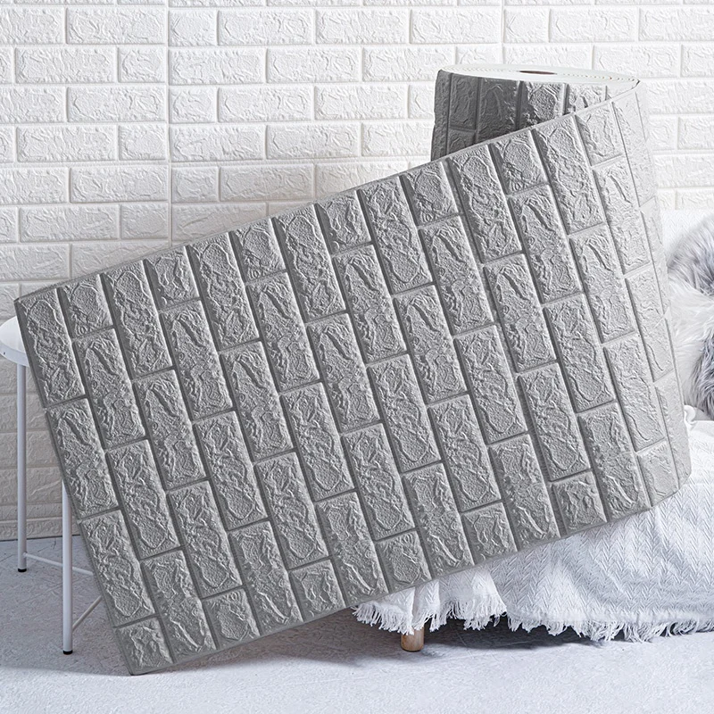 Brick Foam Panels 3D Wall Stickers Self-adhesive DIY Wallpaper Home Decor Living Room Kitchen Decoration
Brick Foam Panels 3D Wall Stickers Self-adhesive DIY Wallpaper Home Decor Living Room Kitchen Decoration