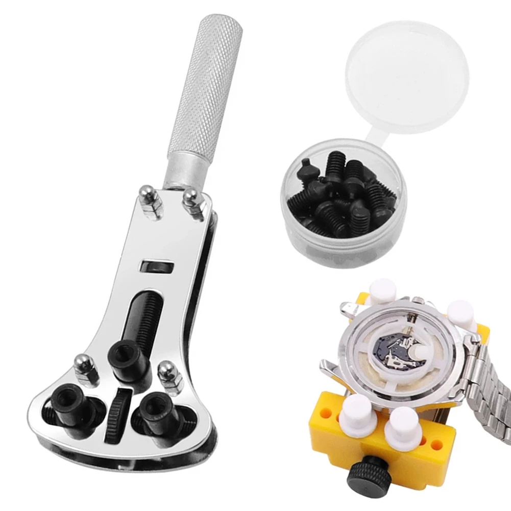 Durable Practical Quality Cover Opener Watch Wrench Remover Metal Repair Tool Three-jaw Wristwatch Case Opener
Durable Practical Quality Cover Opener Watch Wrench Remover Metal Repair Tool Three-jaw Wristwatch Case Opener