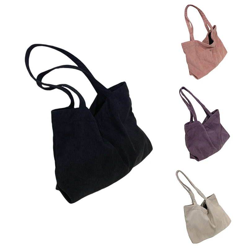 Corduroy Women's Shopping Bag Shoulder Bag Environmentally Friendly Storage Large-Capacity Leisure Bag
Corduroy Women's Shopping Bag Shoulder Bag Environmentally Friendly Storage Large-Capacity Leisure Bag