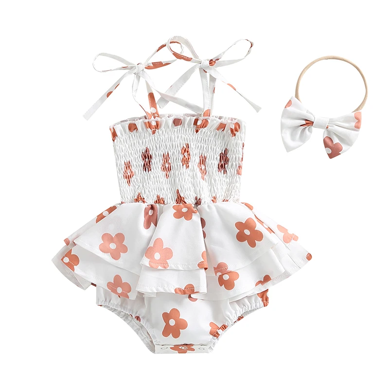 Toddler Baby Girl Dress Romper Little Girl Floral Print Spaghetti Strap Ruched Playsuit Infant Summer Clothes
Toddler Baby Girl Dress Romper Little Girl Floral Print Spaghetti Strap Ruched Playsuit Infant Summer Clothes