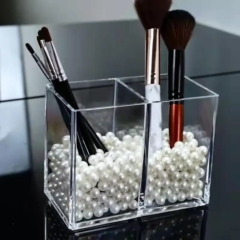 Transparent Makeup Brush Holder Organizer 1/2/3 Holes Plastic Desk Table Cosmetic Storage Case Jewelry Box Container
Transparent Makeup Brush Holder Organizer 1/2/3 Holes Plastic Desk Table Cosmetic Storage Case Jewelry Box Container
