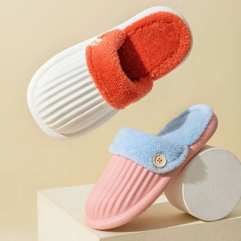 Slippers Women Winter Couple Models Warm Removable Cotton Slippers Indoor Waterproof Non-slip Casual All-match Fashion Slippers
Slippers Women Winter Couple Models Warm Removable Cotton Slippers Indoor Waterproof Non-slip Casual All-match Fashion Slippers