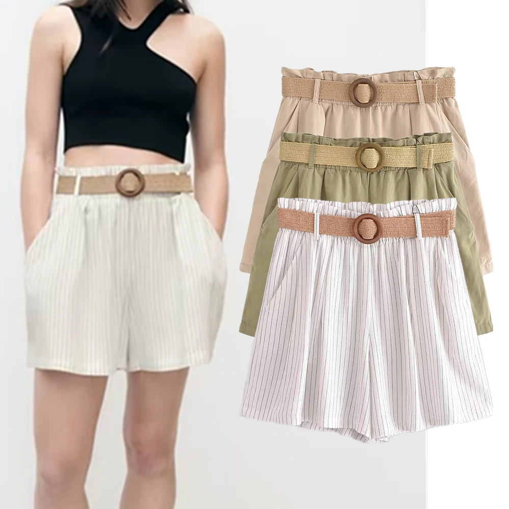 Maxdutti French Country Style Simple Shorts Women Casual Linen Bermuda Ladies Loose Fashion High Waist Summer
Maxdutti French Country Style Simple Shorts Women Casual Linen Bermuda Ladies Loose Fashion High Waist Summer