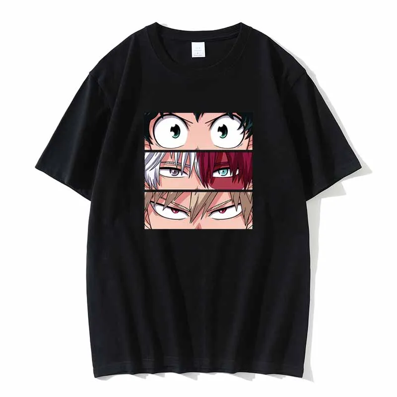 Men Cotton T-Shirt Hot Anime My Hero Academia Printed Tee Summer Cool O-Neck Harajuku Unsex Streetwear T-Shirt for Boys Girls
Men Cotton T-Shirt Hot Anime My Hero Academia Printed Tee Summer Cool O-Neck Harajuku Unsex Streetwear T-Shirt for Boys Girls