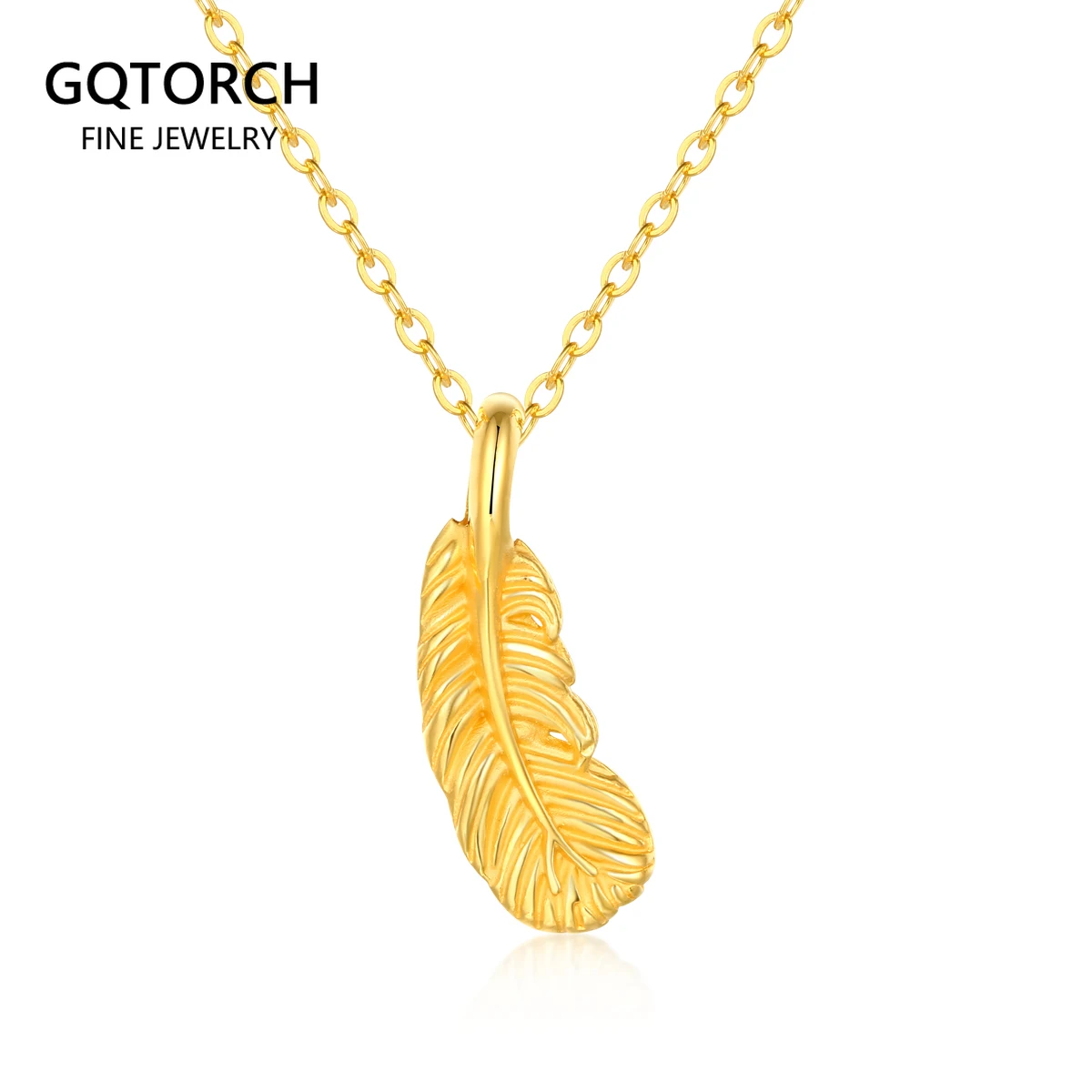 Fashion Style 24k Gold Three-Dimensional Necklace Pendant For Women Feather Style Real Gold Beautiful Necklace Pendant
Fashion Style 24k Gold Three-Dimensional Necklace Pendant For Women Feather Style Real Gold Beautiful Necklace Pendant