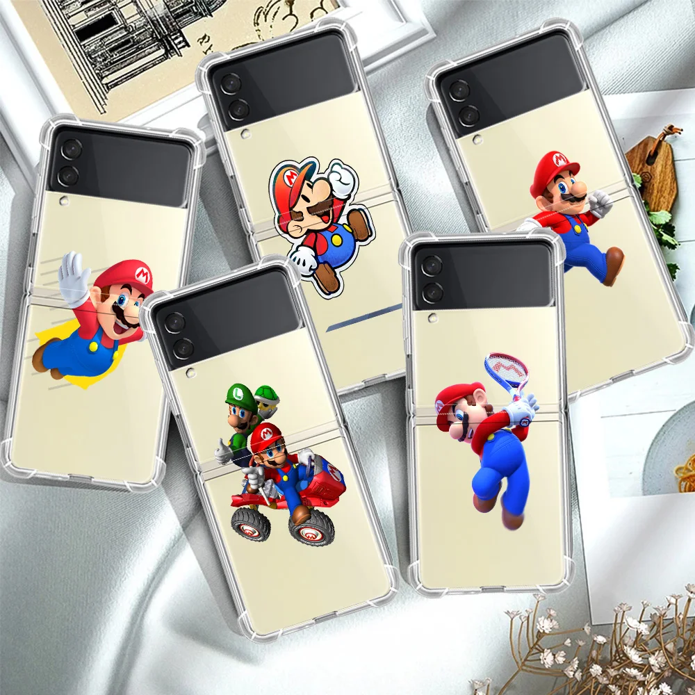 Роскошный чехол Super Mario для Samsung Galaxy Z Flip 3 5G Funda Z Flip3, прозрачный жесткий ударопрочный чехол для телефона
Роскошный чехол Super Mario для Samsung Galaxy Z Flip 3 5G Funda Z Flip3, прозрачный жесткий ударопрочный чехол для телефона