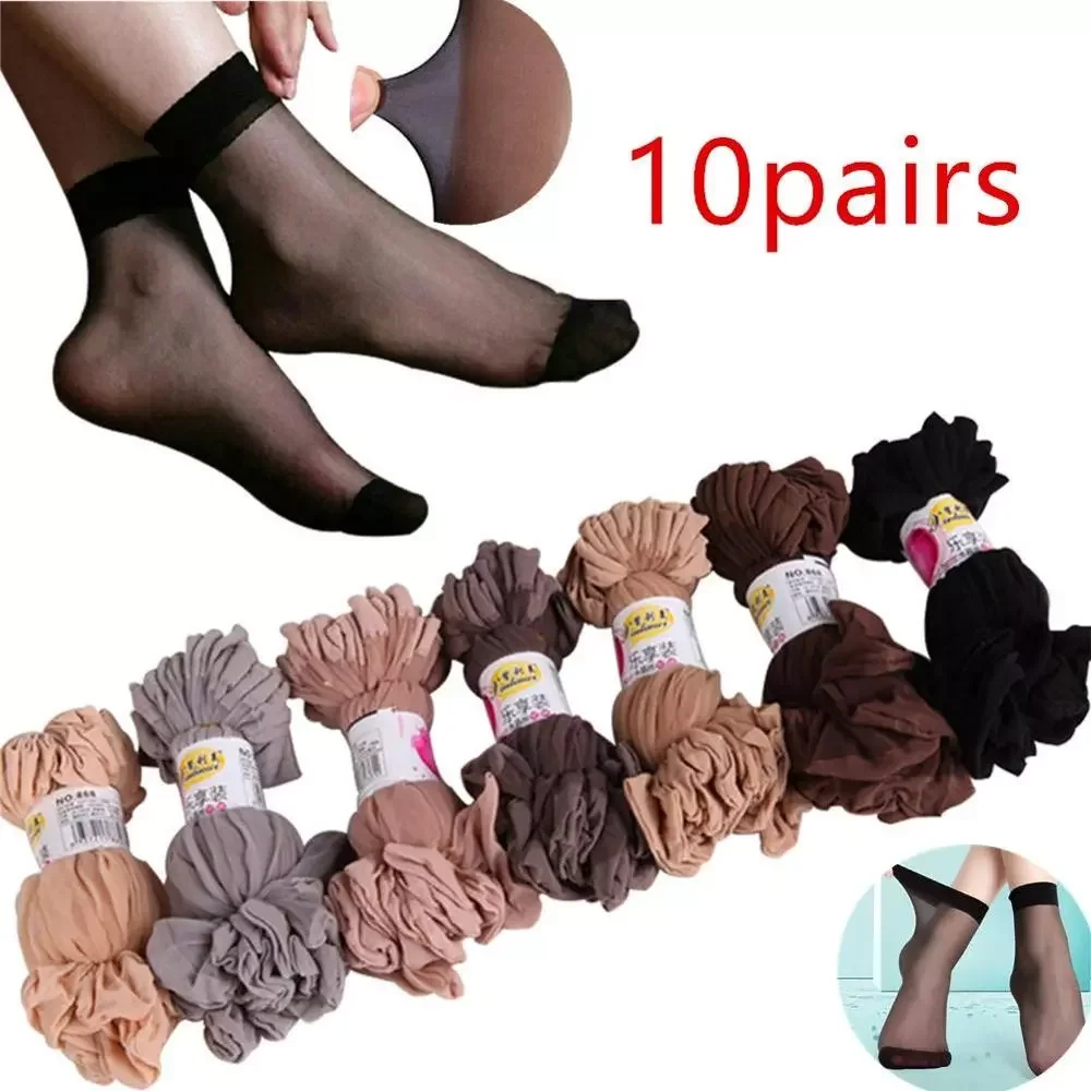 Hot Sale 10 Pairs of Transparent Socks High Quality Female Socks Summer Thin Silk Transparent Ankle Socks Female Socks
Hot Sale 10 Pairs of Transparent Socks High Quality Female Socks Summer Thin Silk Transparent Ankle Socks Female Socks