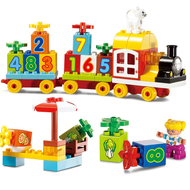 Large Particle Building Blocks Train Model Big Size Brick Compatible Duplos Gift for Boys Girls 3-6 Years Old Educational Toys
Large Particle Building Blocks Train Model Big Size Brick Compatible Duplos Gift for Boys Girls 3-6 Years Old Educational Toys