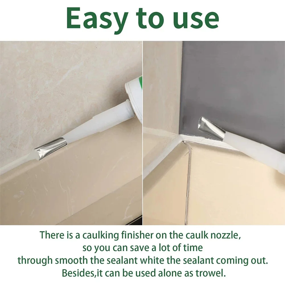 Caulking Finisher Caulking Nozzle Silver Durable High Quality Stainless Steel Construction Tools Caulking Tips
Caulking Finisher Caulking Nozzle Silver Durable High Quality Stainless Steel Construction Tools Caulking Tips