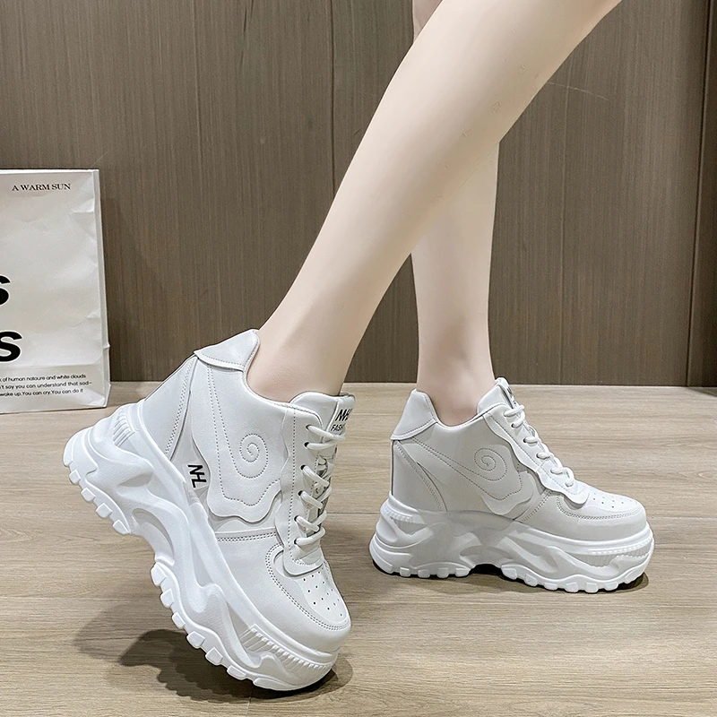 Chunky Sneakers For Women 2022 Spring Fashion Platform Vulcanized Shoes Woman White Black Thick Bottom Trainers Zapatillas Mujer
Chunky Sneakers For Women 2022 Spring Fashion Platform Vulcanized Shoes Woman White Black Thick Bottom Trainers Zapatillas Mujer