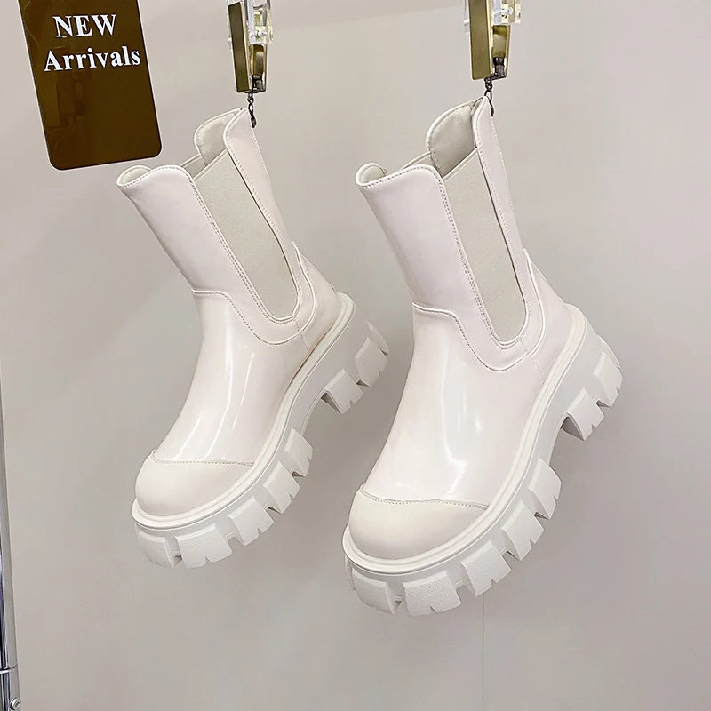 Women Shoes Fashion Women's Boots Platform Botas Autumn PU Leather Ankle Boot Motorcycle Thick Heel Lace Up Zipper Boot Female
Women Shoes Fashion Women's Boots Platform Botas Autumn PU Leather Ankle Boot Motorcycle Thick Heel Lace Up Zipper Boot Female