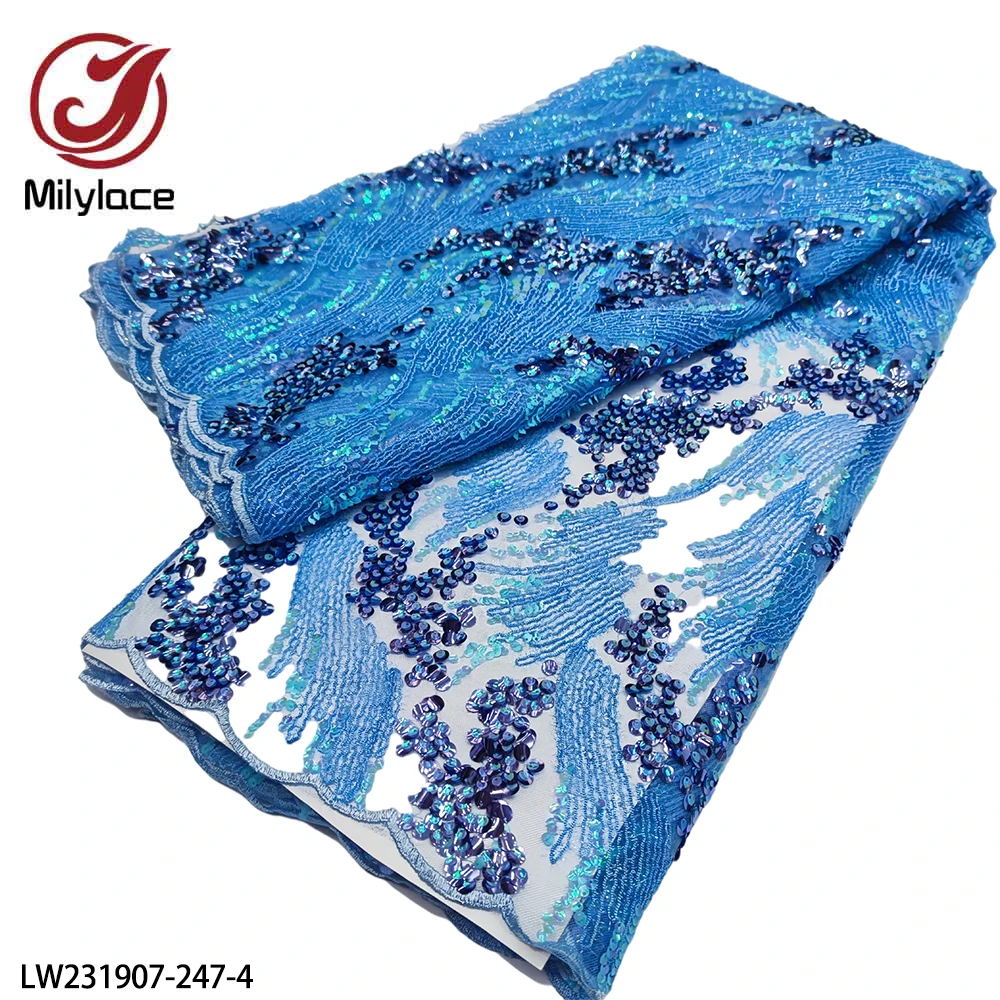 Sequin Fabric Embroidered and Sequins African Lace Fabric 2020 High Quality Lace Lace Fabric 5 Yards African Dress LW231907-247
Sequin Fabric Embroidered and Sequins African Lace Fabric 2020 High Quality Lace Lace Fabric 5 Yards African Dress LW231907-247
