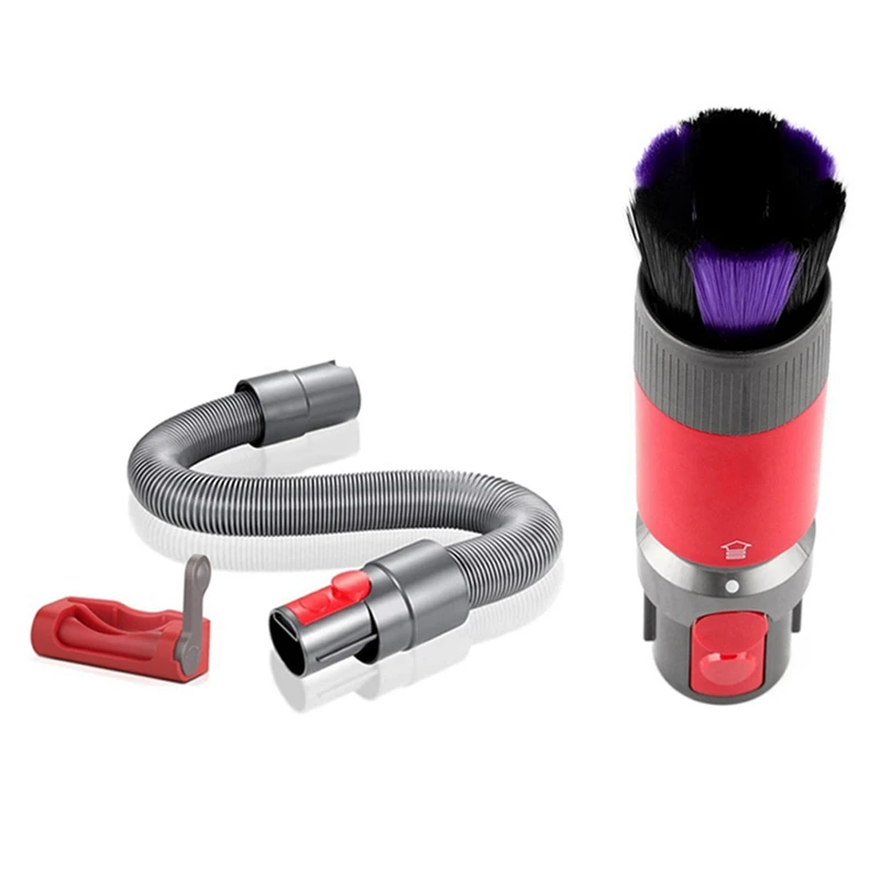 Vacuum Brush Attachment For Dyson V7 V8 V10 V11 V15, Soft Brush Cleaning Tool With Extension Hose And Trigger Lock
Vacuum Brush Attachment For Dyson V7 V8 V10 V11 V15, Soft Brush Cleaning Tool With Extension Hose And Trigger Lock