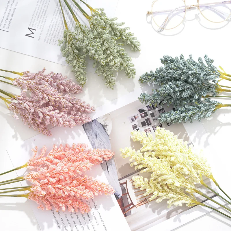 Simulation Rice Seed Wheat Ear Bouquet Plastic Flower Arrangement Dried Flower Flower Material Photography Decoration Props
Simulation Rice Seed Wheat Ear Bouquet Plastic Flower Arrangement Dried Flower Flower Material Photography Decoration Props