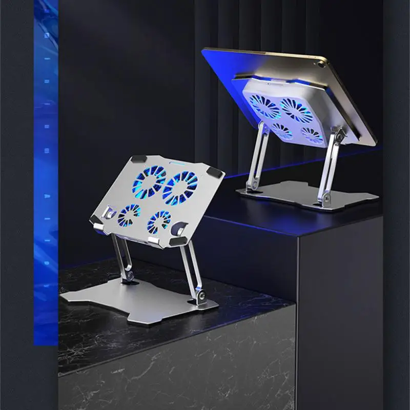 Portable Cooling Bracket Support Aluminum Alloy Laptop Stand Dual Fan Ergonomic For Macbook Notebook Tablet Stand Laptop Holder
Portable Cooling Bracket Support Aluminum Alloy Laptop Stand Dual Fan Ergonomic For Macbook Notebook Tablet Stand Laptop Holder