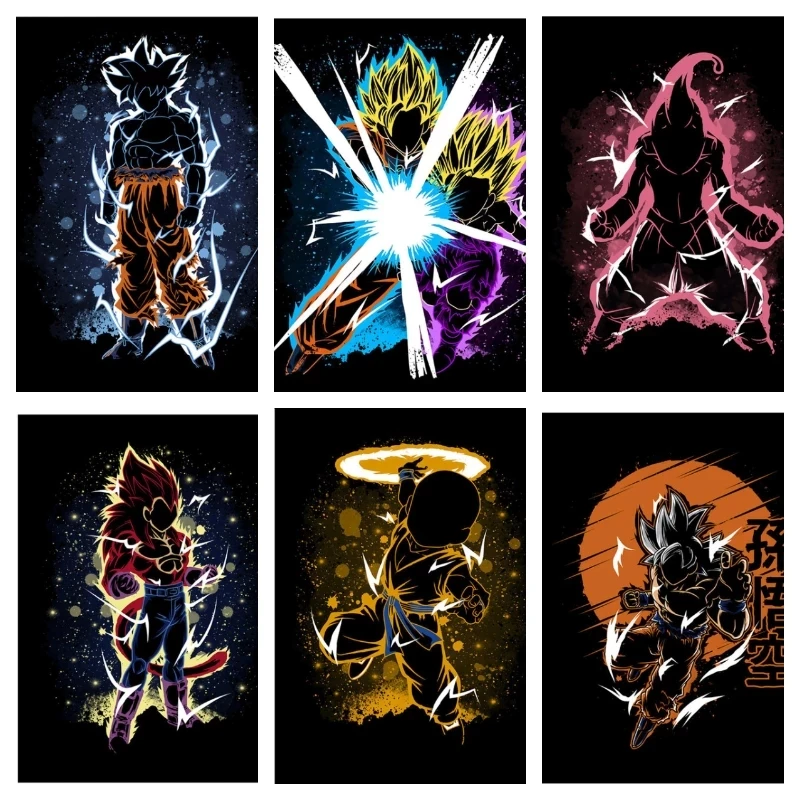 Canvas Painting Japanese Anime Dragon Ball Watercolor Goku Poster Pictures Printmaking Wall Art Mural Home Decorative
Canvas Painting Japanese Anime Dragon Ball Watercolor Goku Poster Pictures Printmaking Wall Art Mural Home Decorative