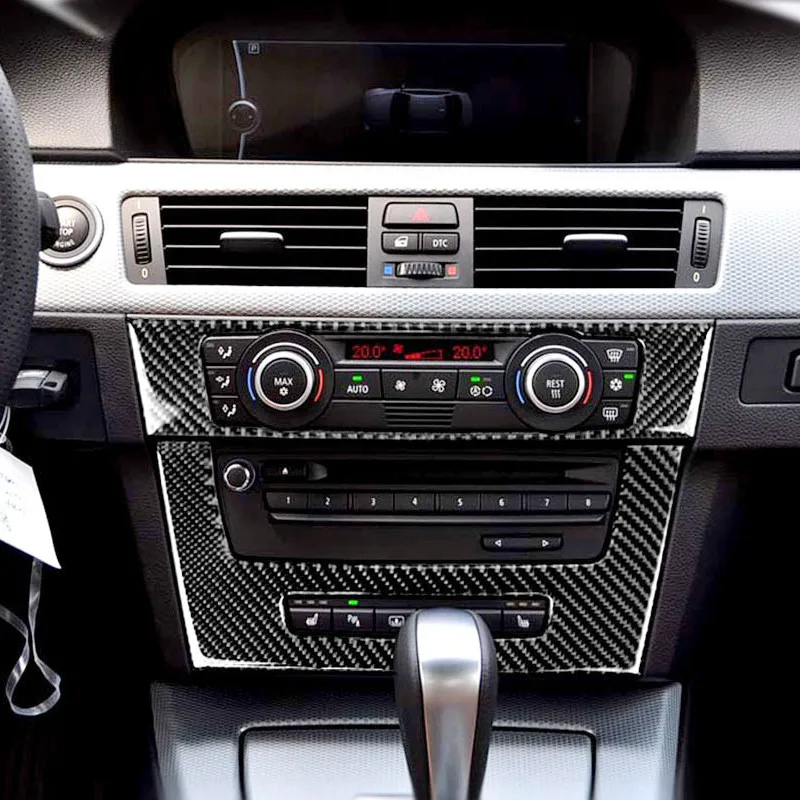 Carbon Fiber Stickers Car Center Console Panel Air Panel Modification Cover Trims Strip For BMW 3 E90 E92 E93 Inner Accessories
Carbon Fiber Stickers Car Center Console Panel Air Panel Modification Cover Trims Strip For BMW 3 E90 E92 E93 Inner Accessories