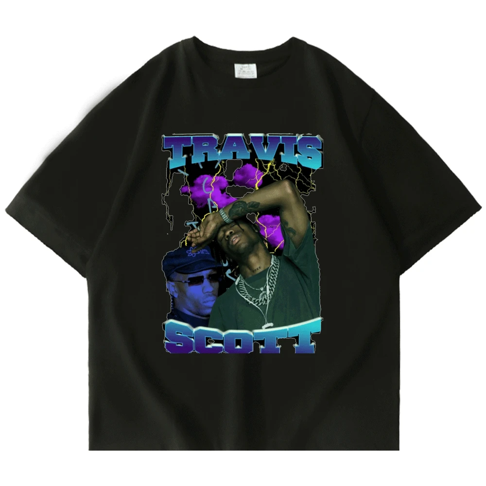 Summer Hip Hop Streetwear T-shirt Travis Scott Graphic T Shirt Tops Cotton Black Crew Neck Short Sleeves Tee Shirt Men Women
Summer Hip Hop Streetwear T-shirt Travis Scott Graphic T Shirt Tops Cotton Black Crew Neck Short Sleeves Tee Shirt Men Women