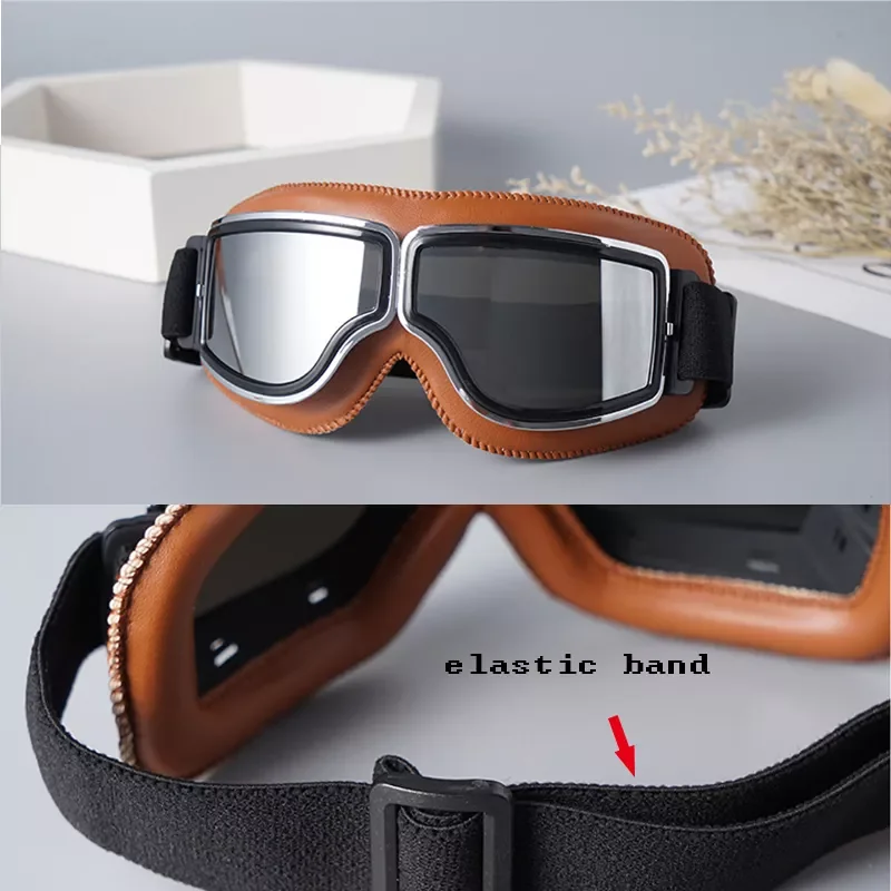 Vintage Motorcycle Goggles Retro Motorbike Scooter Biker ATV Glasses Universal Helmet Goggles Foldable Vintage Off-Road
Vintage Motorcycle Goggles Retro Motorbike Scooter Biker ATV Glasses Universal Helmet Goggles Foldable Vintage Off-Road