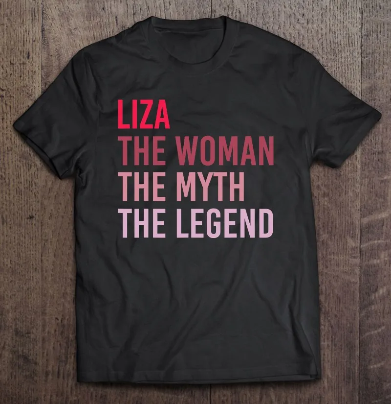 Liza The Woman Myth Legend Personalized Name T Shirt Big Size Men's Clothes Men T-Shirt Aesthetic Clothing Custom Shirt Men
Liza The Woman Myth Legend Personalized Name T Shirt Big Size Men's Clothes Men T-Shirt Aesthetic Clothing Custom Shirt Men