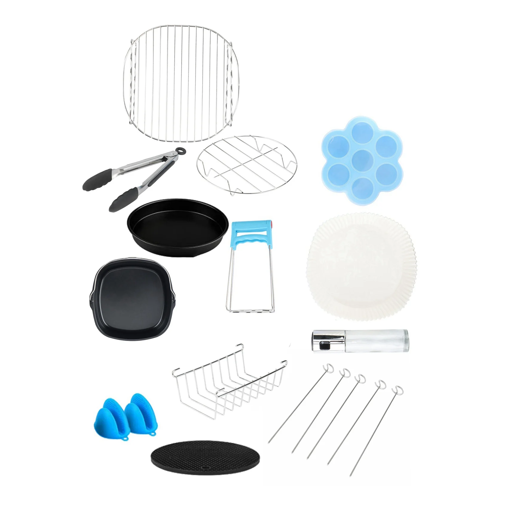Air Fryer Accessories for Cosori Instant Vortex Ninja Gourmia Power XL Air Fryer,Cake Pan,Pizza Pan,Air Fryer Liners A
Air Fryer Accessories for Cosori Instant Vortex Ninja Gourmia Power XL Air Fryer,Cake Pan,Pizza Pan,Air Fryer Liners A