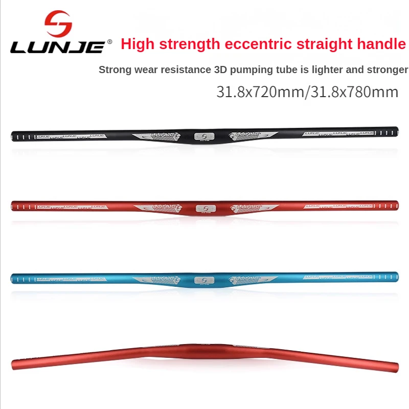 LUNJE Mountain Bike Handlebar 31.8mm Bicycle Riser 620/720/780mm Aluminum Alloy MTB Handlebar Cycling Parts Cycling Accessories
LUNJE Mountain Bike Handlebar 31.8mm Bicycle Riser 620/720/780mm Aluminum Alloy MTB Handlebar Cycling Parts Cycling Accessories