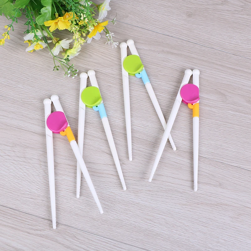 

1 Pair Chopsticks For Sushi Baby Kids Beginner Practical Chopstick Easy Use Learning Training Helper Dishes Dinner Kitchen Tools